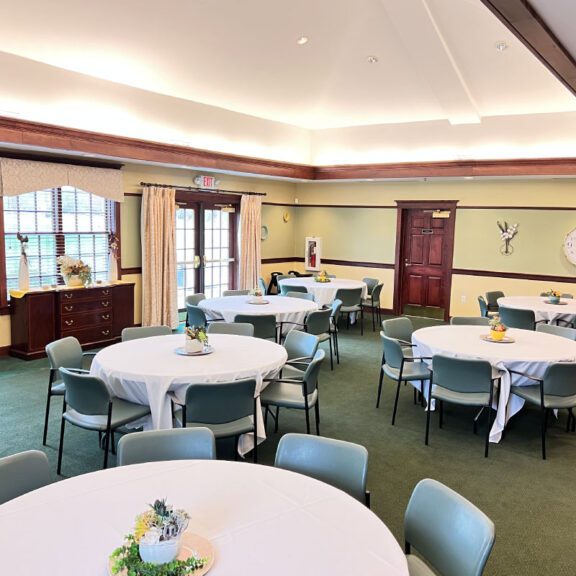 photo of the inside of the Community Center