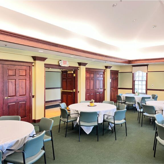 photo of the inside of the Community Center