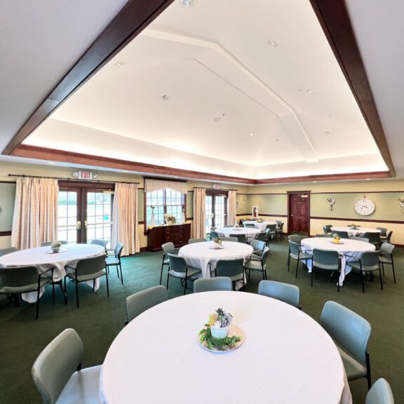 photo of the inside of the Community Center