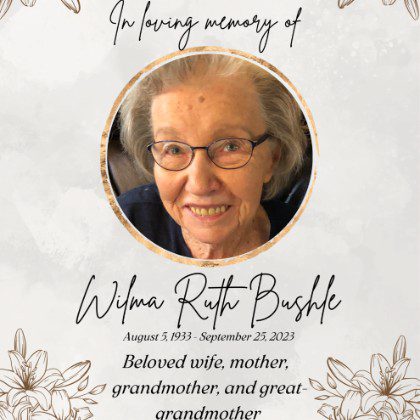 Wilma Ruth Bushle