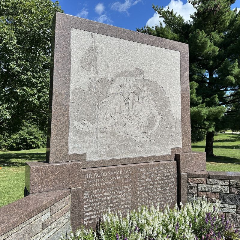 July Photo by Barbara Wietlisbach of a monument