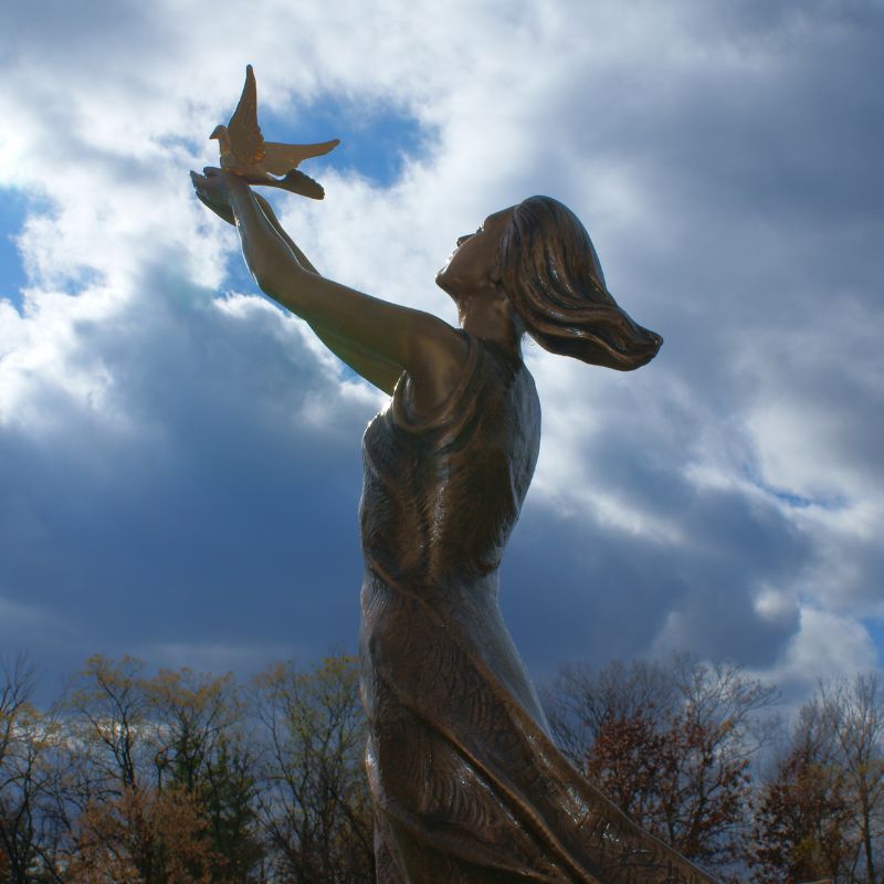 November photo by David Wilderson of a statue